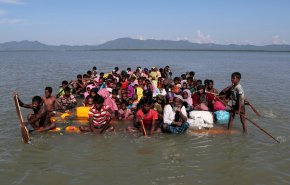 فيديو.. 160 من مسلمي الروهينغا يصلون  إندونيسيا بعد ان تاهو في البحر