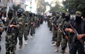 برگزاری رزمایش گروههای مقاومت در غزه با بکارگیری انواع سلاح های سبک و نیمه سنگین