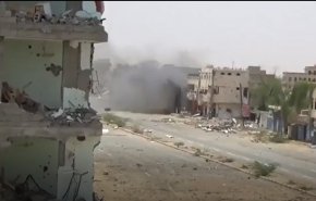 ویدئویی از حملات ائتلاف متجاوز سعودی به زیرساخت‌های یمن