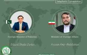 رایزنی وزیران خارجه ایران و پاکستان پیرامون اوضاع فلسطین 