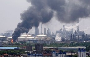 انفجار یک کارخانه پتروشیمی در چین
