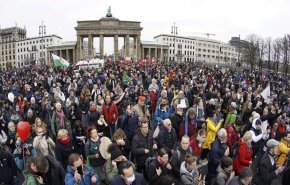 مظاهرات في ألمانيا لدعم روسيا