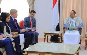 دیدار فرستاده ویژه سازمان ملل با رئیس شورای عالی سیاسی یمن 