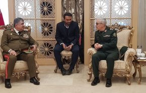 دیدار رئیس ستاد کل نیروهای مسلح کشور با وزیر دفاع سوریه در تهران

