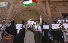 وقفة احتجاجية للشعب السوداني رفضا للتطبيع