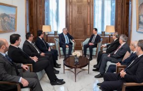 الوفد الوزاري اللبناني برئاسة بوحبيب يلتقي الرئيس الأسد في دمشق