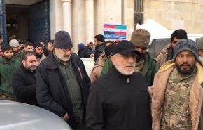 حضور سردار قاآنی در حلب برای کمک به زلزله‌زدگان سوریه