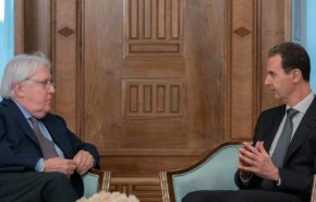 الرئيس السوري يستقبل غريفيث في دمشق