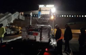 هشتمین محموله کمک های ایران به زلزله زدگان سوریه وارد فرودگاه حلب شد