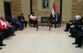 وزیر بهداشت سوریه با رییس هلال احمر جمهوری اسلامی ایران دیدار کرد