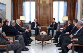 اسد با اعضای کمیته برادری و دوستی پارلمانی لبنان و سوریه دیدار کرد