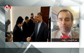 شاهد بالفيديو.. وزير الخارجية الايراني يزور العراق 