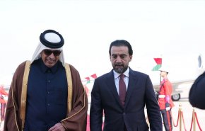 رئيس مجلس شورى قطر يصل العاصمة العراقية بغداد