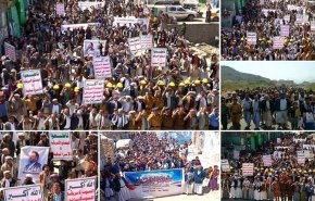 اليمن.. مسيرات جماهيرية وفاء للشهيد الصماد وتضامنا مع فلسطين في ريمة