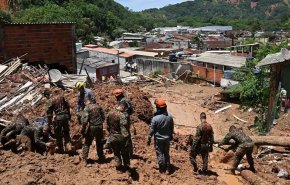تلفات سیل و رانش زمین در برزیل به 57 نفر رسید