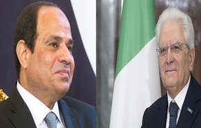 رسالة من الرئيس المصری إلى نظيره الإيطالي بشأن العلاقات الثنائية