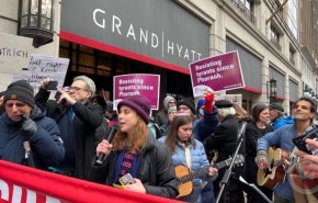 تظاهرة في واشنطن ضد زيارة سموتريتش لأمريكا