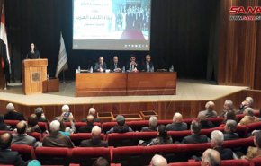 انعقاد مؤتمر اتحاد الكتاب العرب في مكتبة الأسد بدمشق