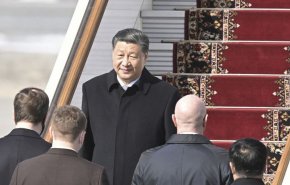 رئیس‌جمهور چین در قالب سفری سه‌روزه وارد مسکو شد