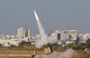 شنیده شدن صدای انفجارهای قوی در آسمان غزه و فعال شدن گنبد آهنین