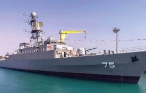 مدمرة ايرانية تقوم بمهمة بحرية في جنوب المحيط الأطلسي 
