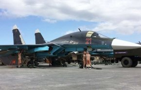 پرواز منظم هواپیماهای روسیه بر فراز پایگاه آمریکا در التنف سوریه