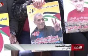 تظاهرات فلسطینیان در حمایت از اسرای فلسطینی و اعلام همبستگی با خضر عدنان