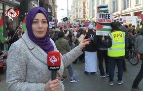 شاهد بالفيديو.. مظاهرات ضد 'اسرائيل' في لندن 