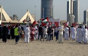 اعلام حمایت مردم کویت و بحرین از ملت فلسطین