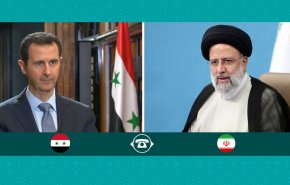 رئیسی در گفتگو با اسد: آینده برای جریان مقاومت روشن و امیدوارکننده است