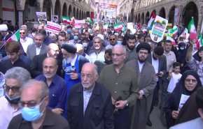 مسيرات حاشدة في مدينة أهواز الايرانية لإحياء يوم القدس  