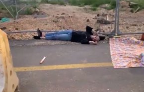 تیراندازی صهیونیست ها به یک دختر جوان فلسطینی در شمال الخلیل + فیلم