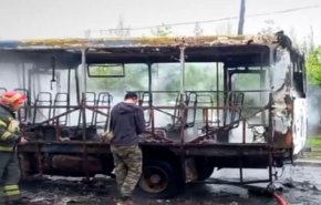 مقتل 7 أشخاص إثر قصف صاروخي أوكراني استهدف حافلة ركاب