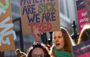 اعتصاب گسترده پرستاران در انگلیس