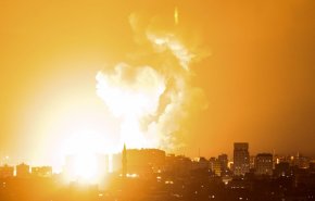 موج جدید حملات هوایی رژیم صهیونیستی به غزه+فیلم