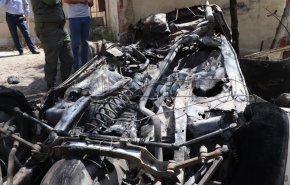 بالصور.. انفجار سيارة في دمشق