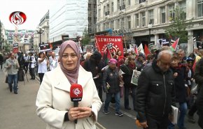 في قلب لندن.. مظاهرة لدعم القضية الفلسطينية