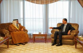 شاهد.. الرئيس الأسد يلتقي الشيخ منصور بن زايد آل نهيان