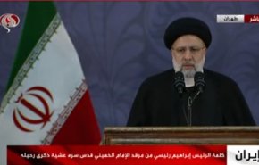 سخنرانی رئیس جمهور در حرم مطهر به مناسبت سالگرد ارتحال حضرت امام خمینی(ره)