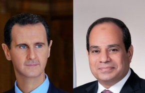 تماس تلفنی رؤسای جمهور سوریه و مصر