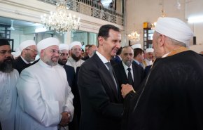 الرئيس السوري يؤدي صلاة عيد الأضحى في مسجد الأفرم بدمشق 