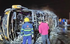 مقتل 26 شخصا على الأقل جراء اندلاع حريق في حافلة بالهند