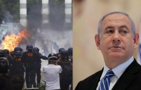 نتانیاهو از سرکوب معترضان ضد صهیونیست در فرانسه حمایت کرد