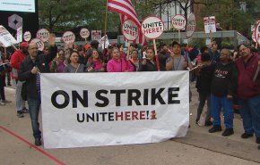 کارکنان هتل‌ها در آمریکا اعتصاب کردند