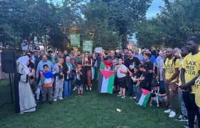 راهپیمایی همبستگی با مردم فلسطین در آمریکا