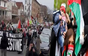 مسيرات منددة بالعدوان على جنين تعم مدن أوروبا وأميركا