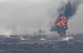 انفجار انبار مهمات یک گروه تروریستی در حومه ادلب سوریه