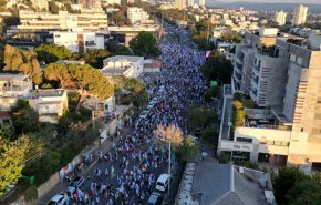 تظاهرات‌ علیه اصلاحات قضایی نتانیاهو در سرتاسر اراضی اشغالی