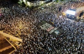 تداوم راهپیمایی ده‌ها هزار صهیونیست در اعتراض به لایحه اصلاحات قضایی