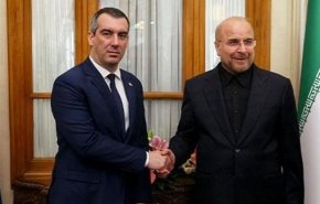 قاليباف يستقبل رئيس برلمان صربيا